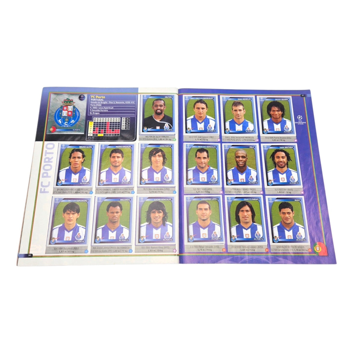 Panini Official 2008/09 Champions League Sticker Album (Complete)