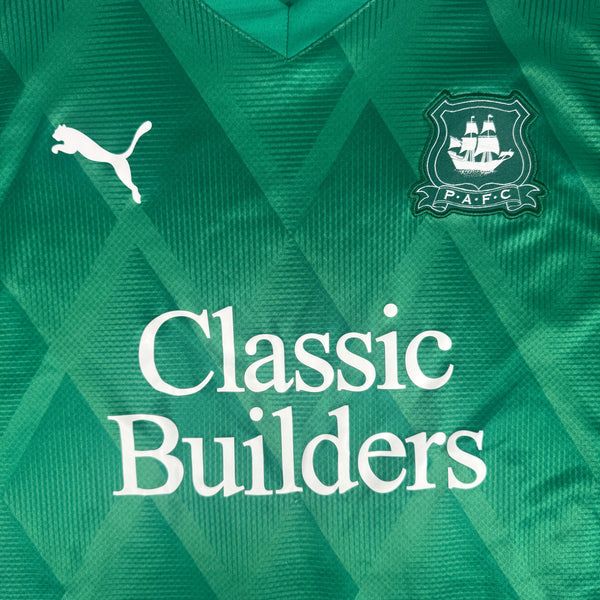 Plymouth Argyle 2024/2025 Home Football Shirt XL