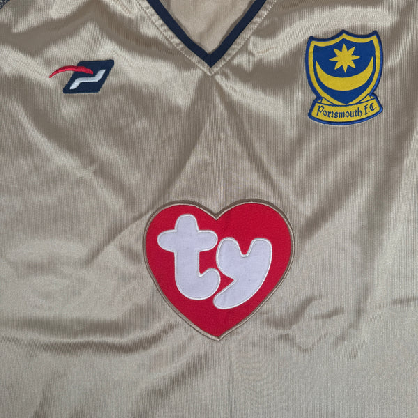 Portsmouth 2002/2003 Third Long Sleeve Football Shirt Large
