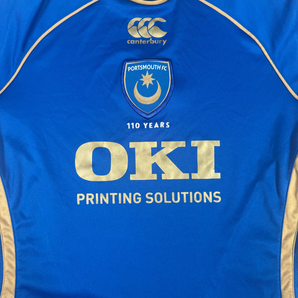 Portsmouth 2008/2009 Home Football Shirt Medium
