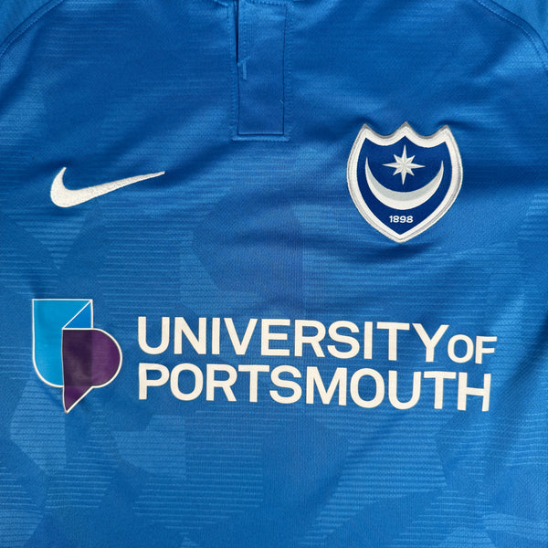 Portsmouth 2018/2019 Home Football Shirt Medium