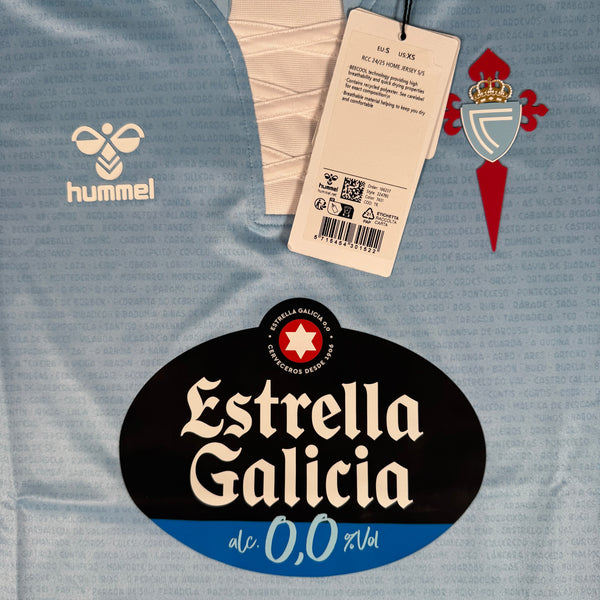 RC Celta Vigo 2024/2025 Home Football Shirt Small BNWT