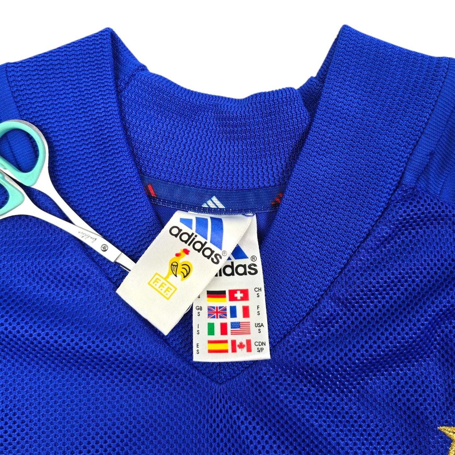 2002/04 France Home Football Shirt (S) Adidas
