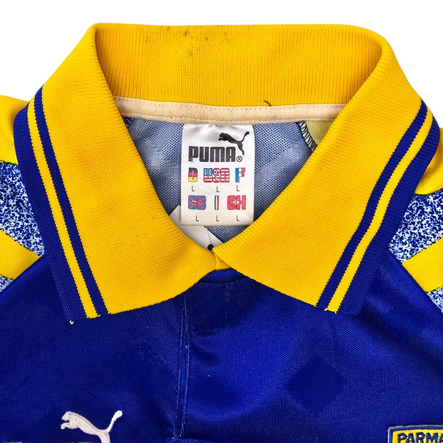 1995/97 Parma Away Football Shirt (L) Puma