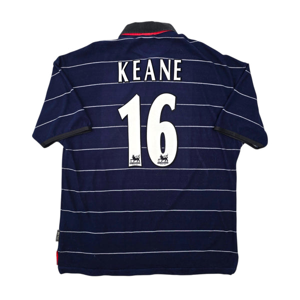 1999/00 Manchester United Away Football Shirt (XL) Umbro #16 Keane