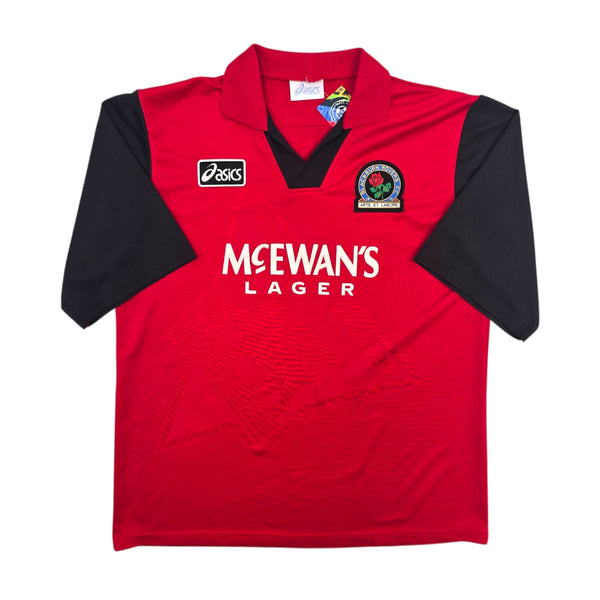 1995/96 Blackburn Rovers Away Football Shirt (L) Asics