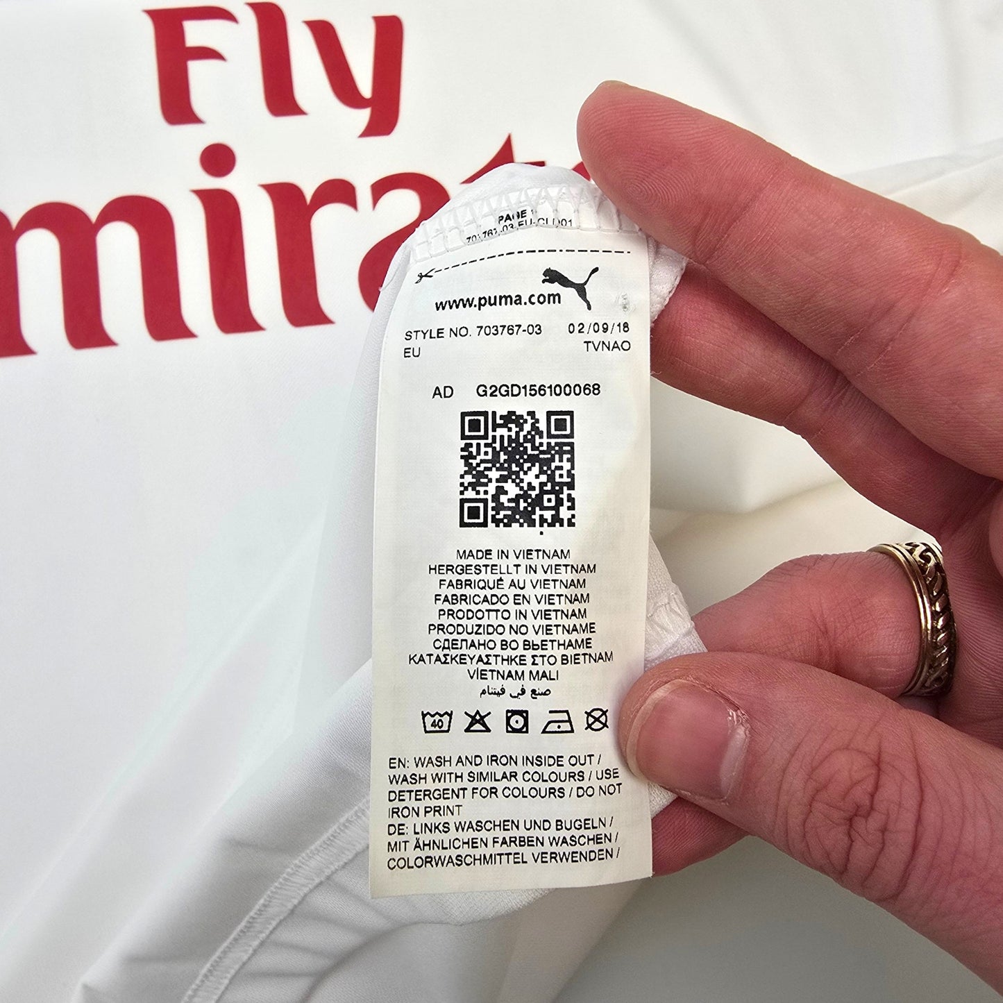 2018/19 AC Milan Away Football Shirt (XL) Puma