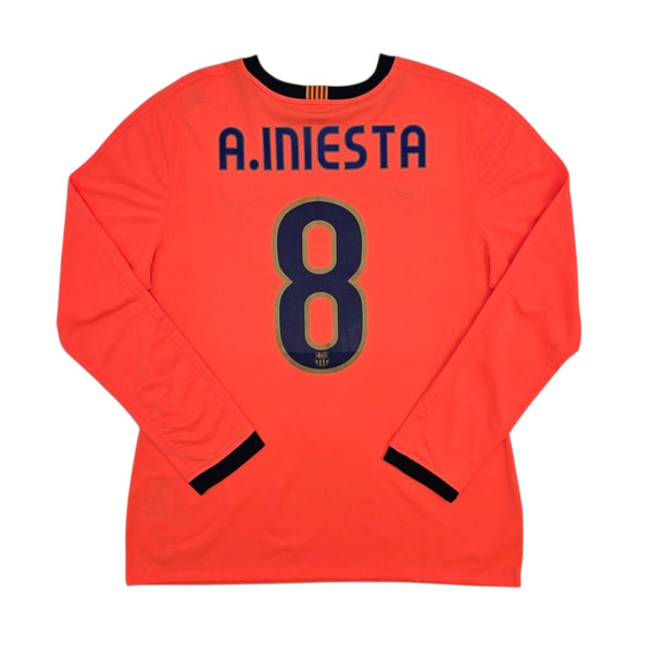 2009/11 Barcelona Away Football Shirt (XL) Nike #8 A. Iniesta