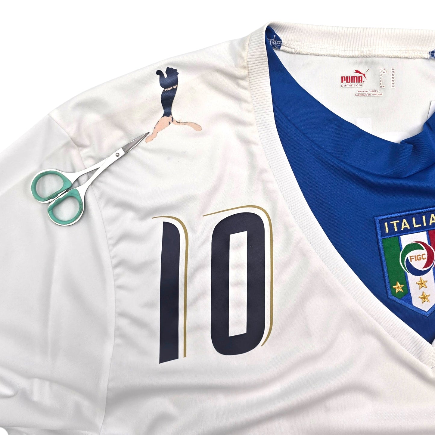 2006/08 Italy Away Football Shirt (XL) Puma #10 Totti