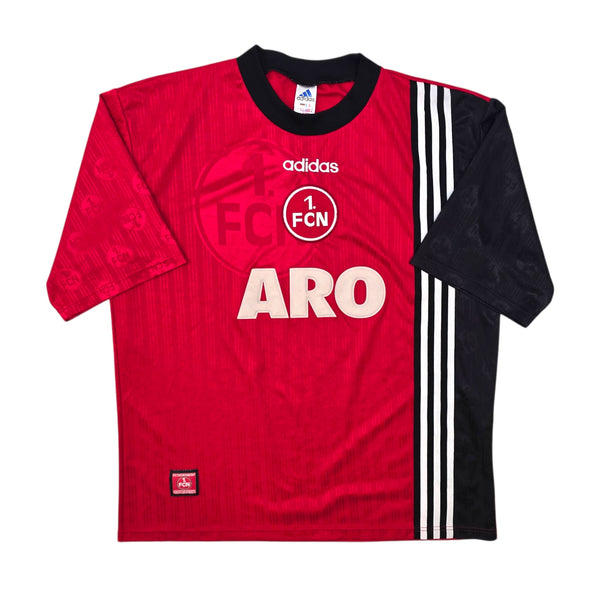 1997/99 Nurnberg Home Football Shirt (XL) Adidas (Signed)