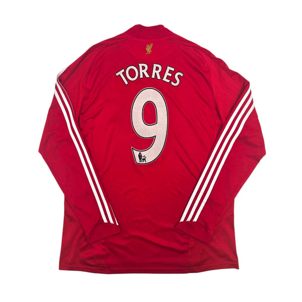 2008/10 Liverpool Home Football Shirt (L) Adidas #9 Torres