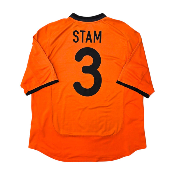 2000/02 Holland Home Football Shirt (L) Nike #3 Stam