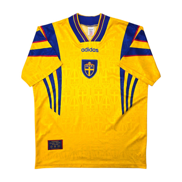 1996/98 Sweden Home Football Shirt (L) Adidas