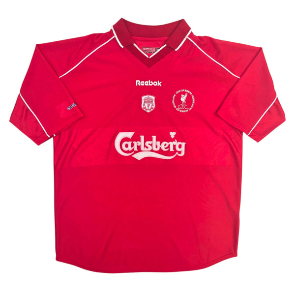 2000/02 Liverpool Home Football Shirt (L) Reebok (Cup Winners)