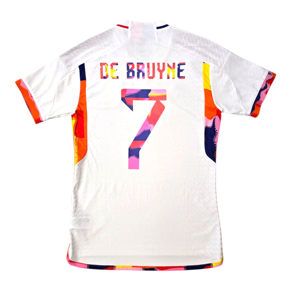 2022/23 Belgium Away Football Shirt (S) Adidas #7 De Bruyne (Player Version)