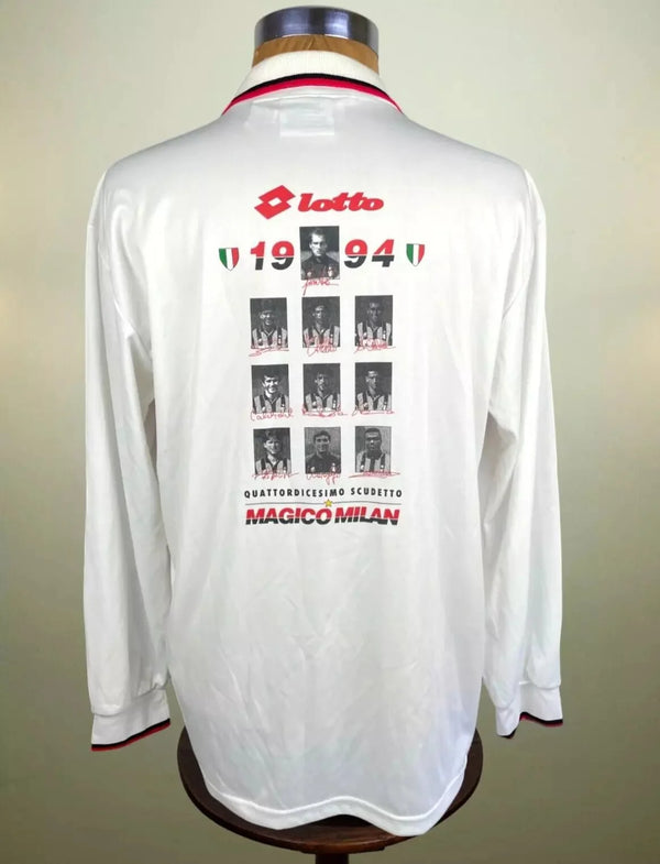 Store Shirt • AC Milan • 1993 • Lotto • Special Scudetto Champions Edition • Size XL - Calcio 90