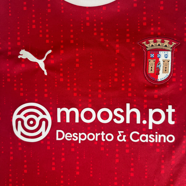 SC Braga 2023/2024 Home Football Shirt Medium