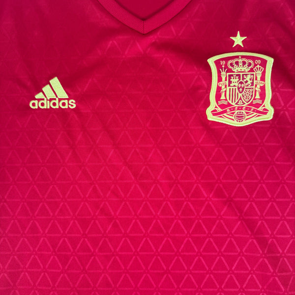 Spain 2016/2017/2018 Home Football Shirt XL