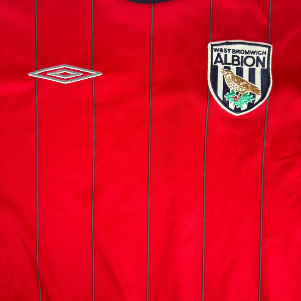 West Bromwich Albion 2009/2010 Away Long Sleeve Football Shirt XL