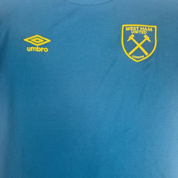 West Ham United 2018/2019 Unsponsored Away Football Shirt Medium