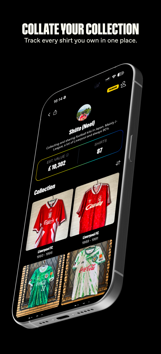 The Best Football Shirt Collector App