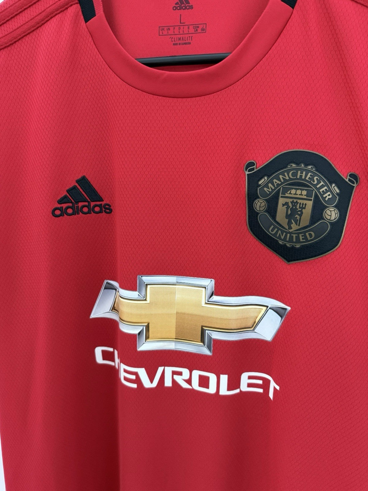 Manchester United Rashford #10 2019/20 Large Home Excellent Condition ED7386
