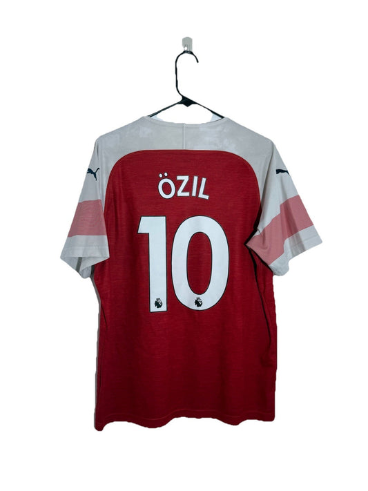 Arsenal Ozil #10 2018/19 Large Home Shirt Puma Very Good Condition 753209-12