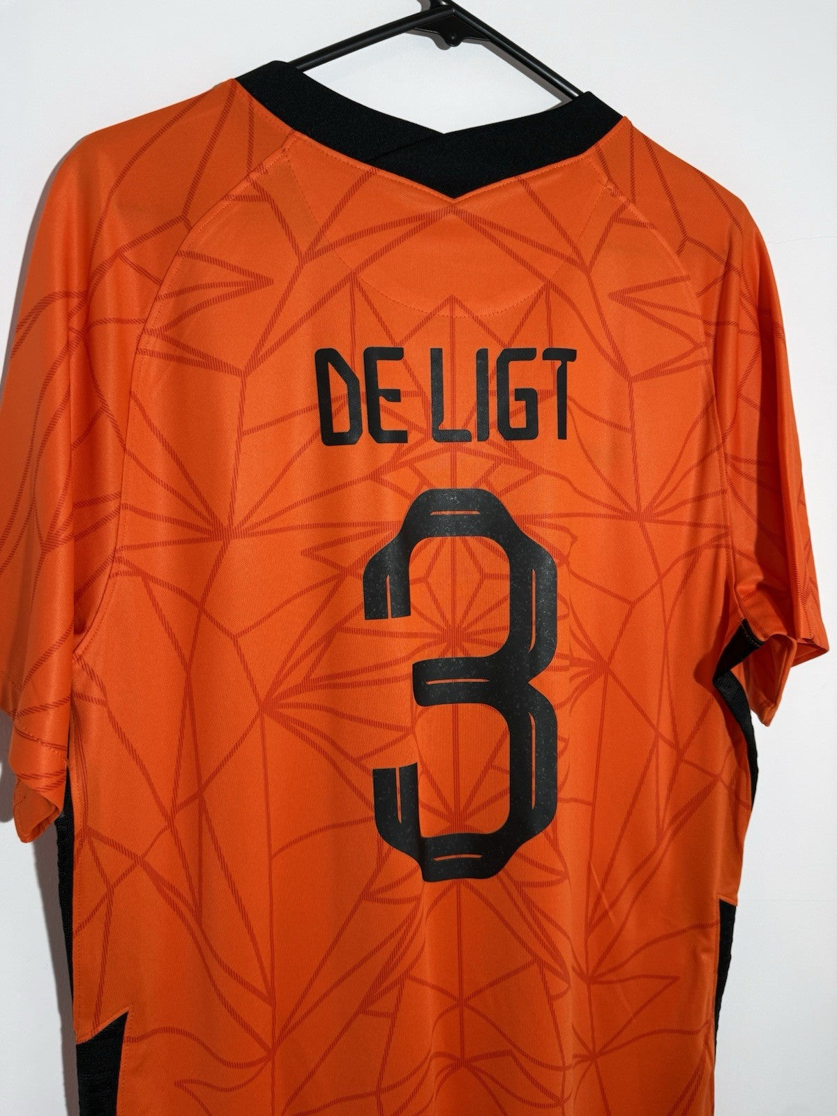 Netherlands De Ligt #3 2021 Large Home Shirt Nike Excellent Condition CD0712-819