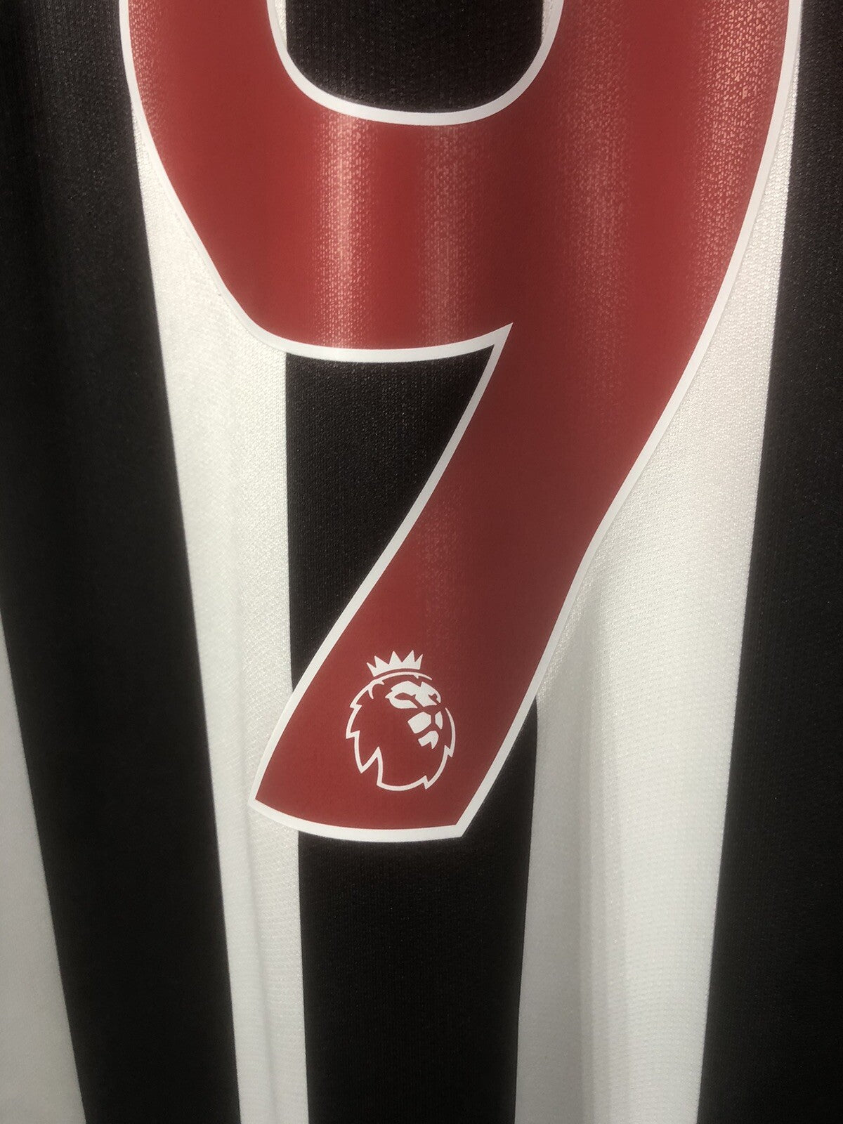 Newcastle United Gayle #9 2017/18 Large Home Shirt Excellent Condition 751271
