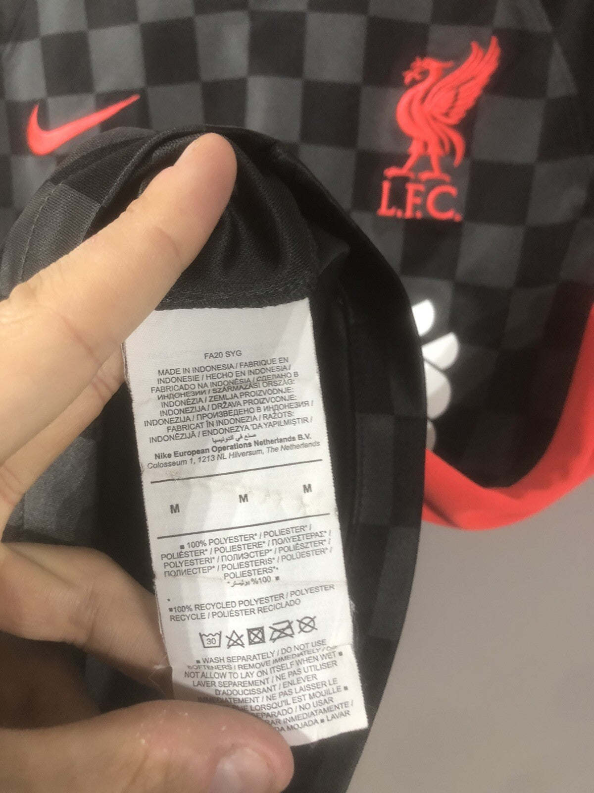 Liverpool M. Salah #11 2020/21 Medium 3rd Shirt Excellent Condition CZ3197-060