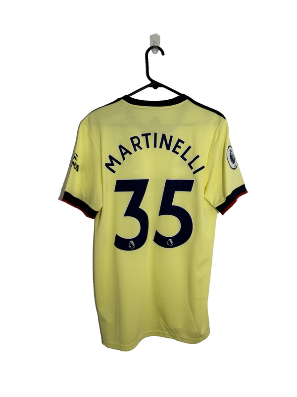 Arsenal Martinelli #35 2021/22 Medium Away Shirt Adidas BNWT GM0218