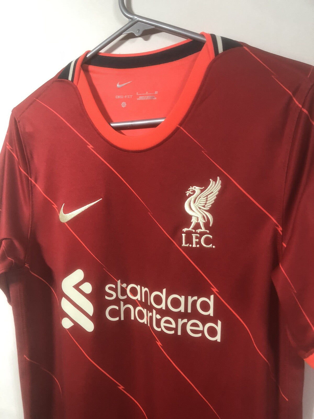 Liverpool Virgil #4 Small 2021/22 Home Shirt Nike Excellent Condition DB2560-688