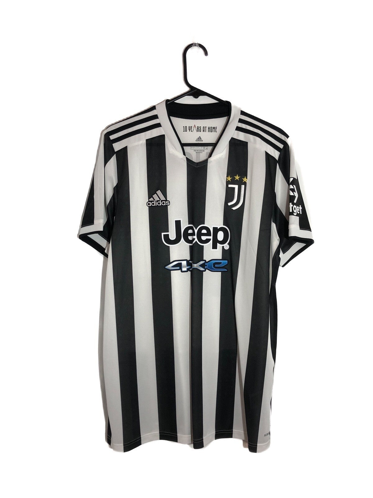 Juventus Vlahovic #7 2021/22 Large Home Shirt Adidas Excellent Condition GS1442