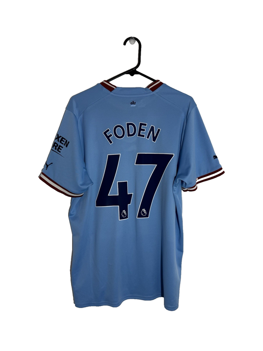 Manchester City Foden #47 2022/23 XL Home Excellent Condition 765710-01