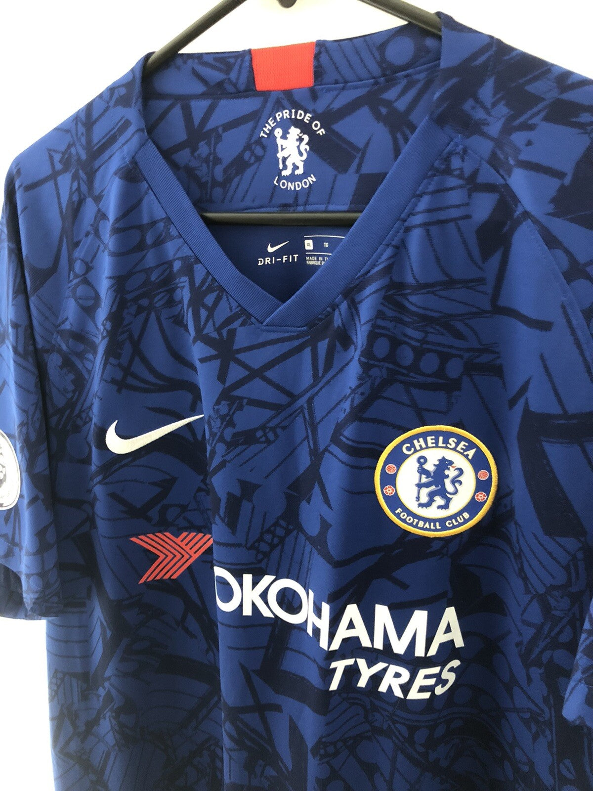 Chelsea Tomori #29 XL 2019/20 Home Shirt Excellent Condition AJ5529-495