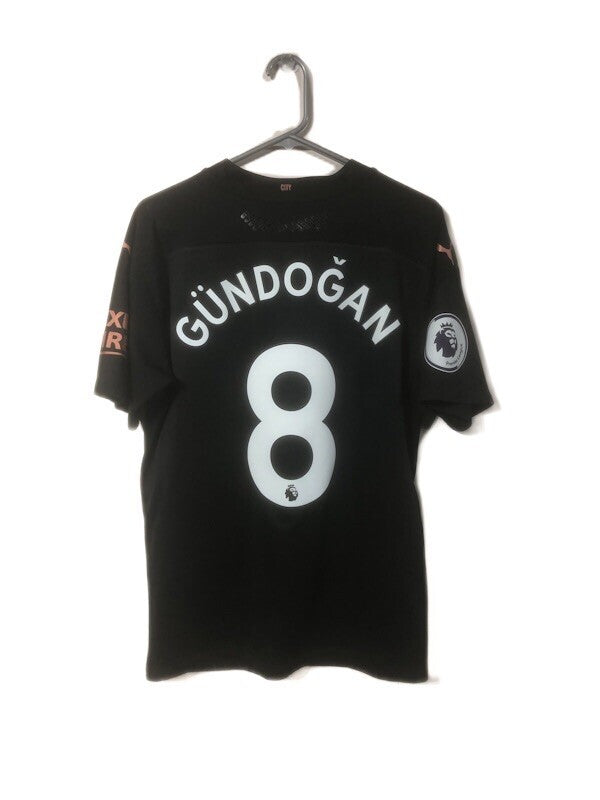Manchester City Gundogan #8 2020/21 Large Authentic Away Excellent Condition
