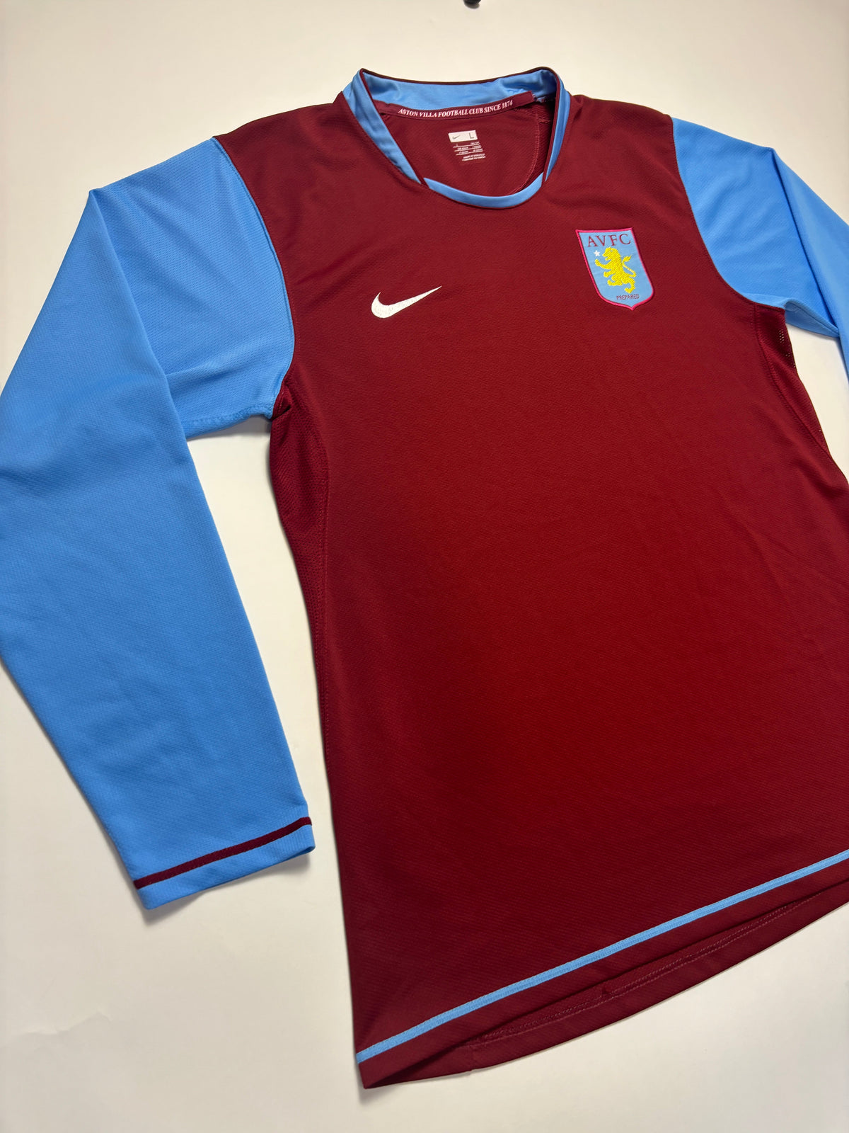 Aston Villa Home Shirt 2007/08 LS (L) *Player Spec