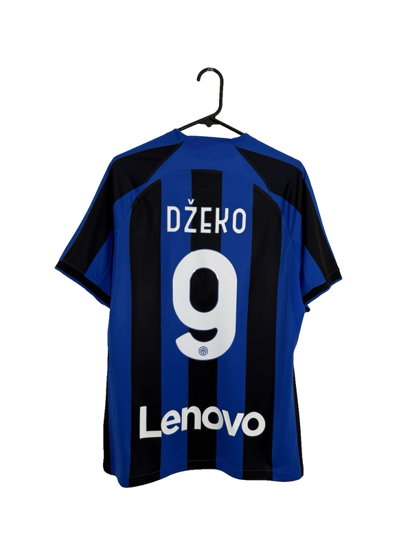 Inter Milan Dzeko #9 2022/23 Home Medium Shirt Excellent Condition DM1842-409