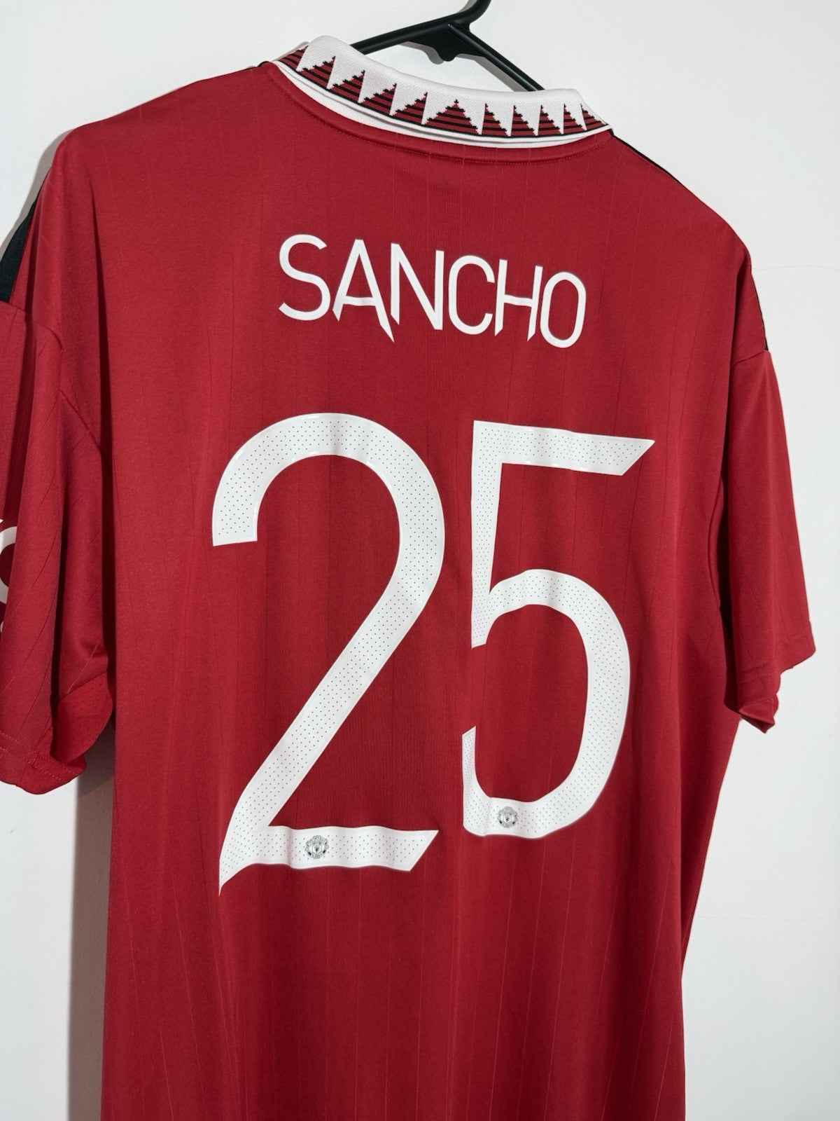 Manchester United Sancho #25 2022/23 XL Home Shirt Excellent Condition H13881