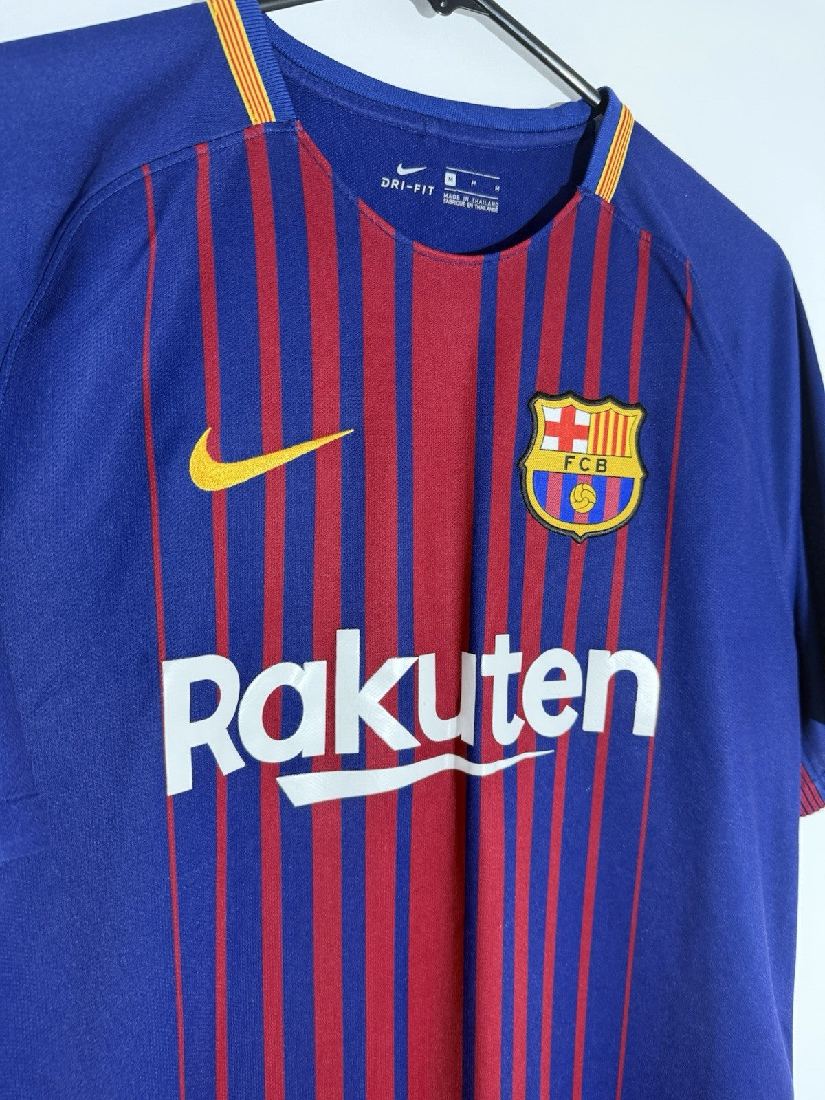 Barcelona O. Dembele #11 2017/18 Medium Home Excellent Condition 847255-456