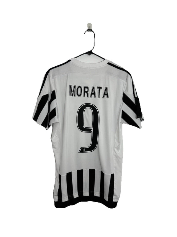 Juventus Morata #9 2015/16 Medium Home Shirt Adidas Excellent Condition AA0336