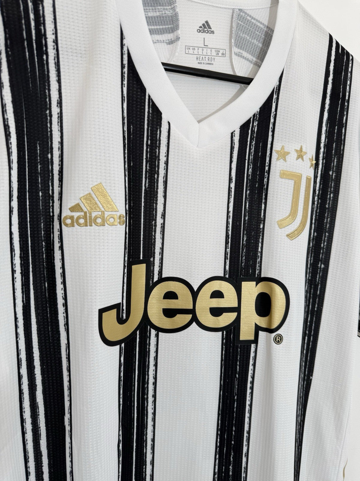 Juventus Kulusevski #44 2020/21 Large Authentic Home Shirt Adidas BNWT GJ7601