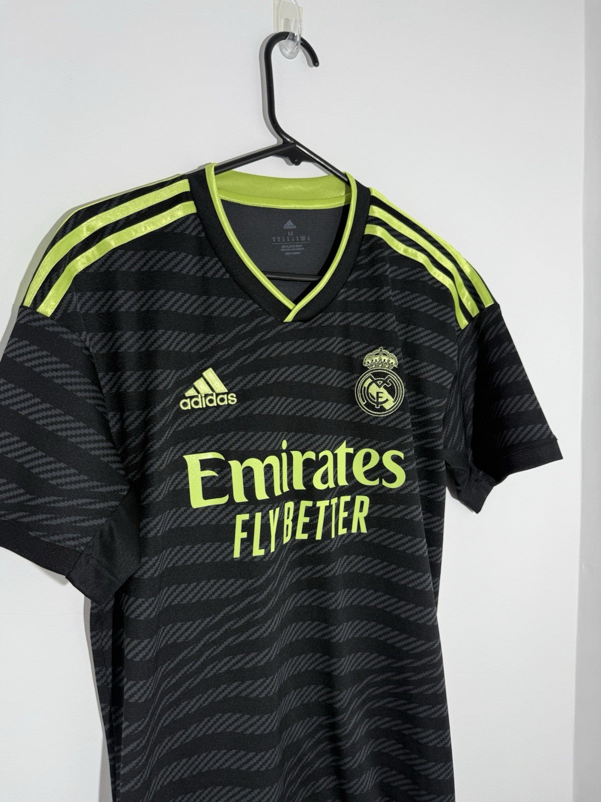 Real Madrid Alaba #4 2022/23 3rd Medium Shirt Adidas Excellent Condition HI1656