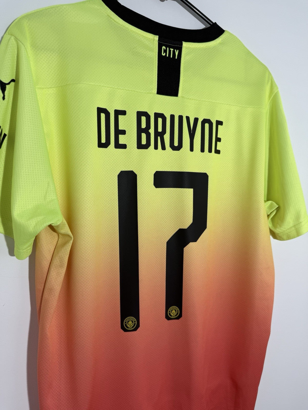 Manchester City De Bruyne #17 2019/20 Large 3rd Very Good Condition 755594-03