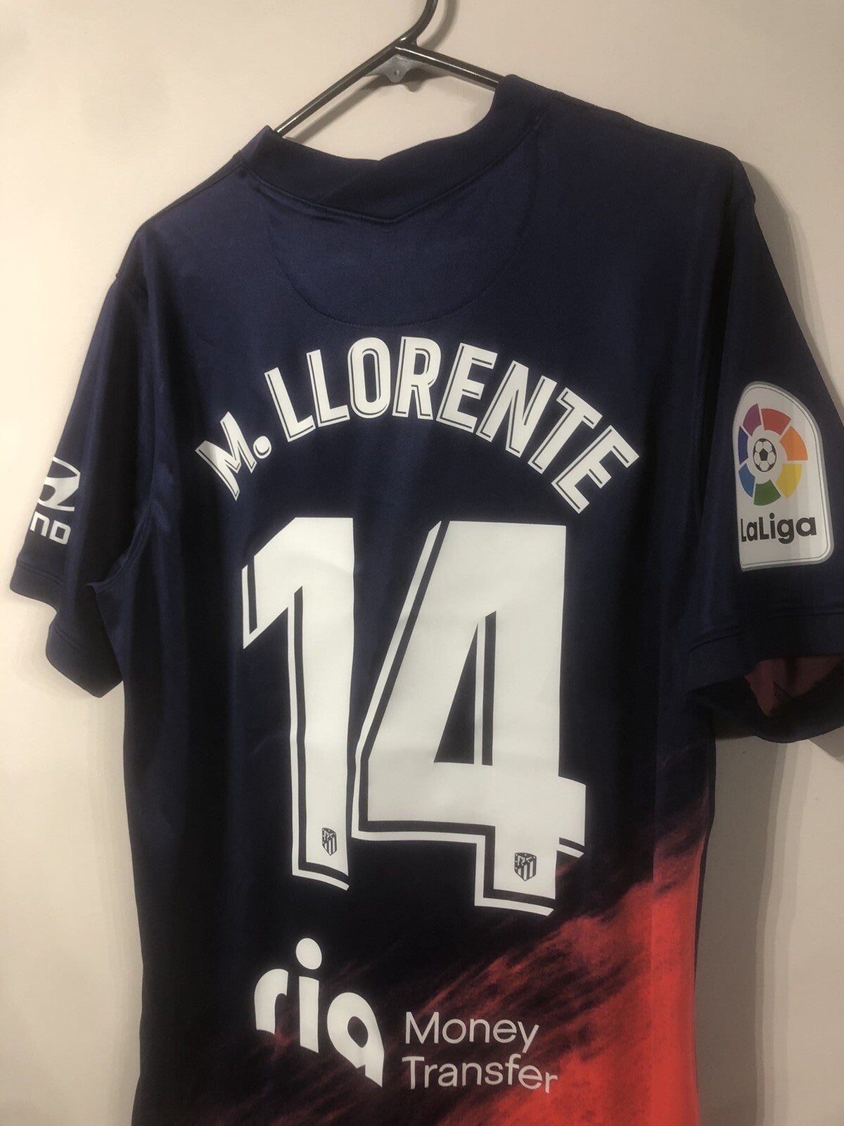 Atletico Madrid M Llorente #14 2021/22 Large Away Excellent Condition CV7881-422