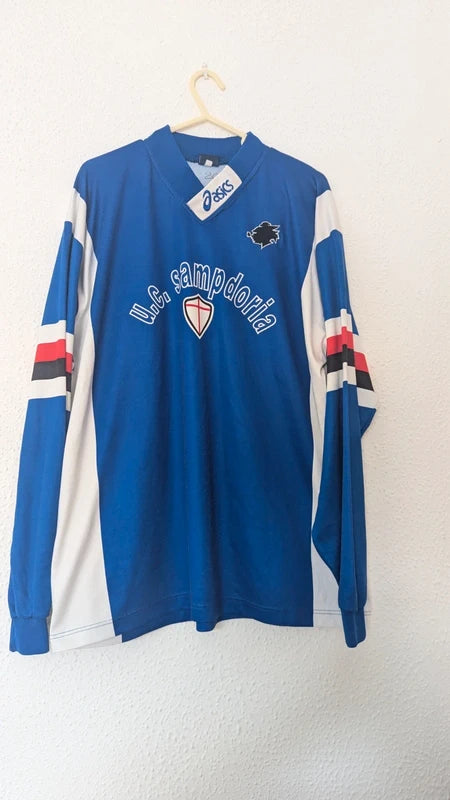 1996-97 Sampdoria Asics Training Shirt - 7.5/10