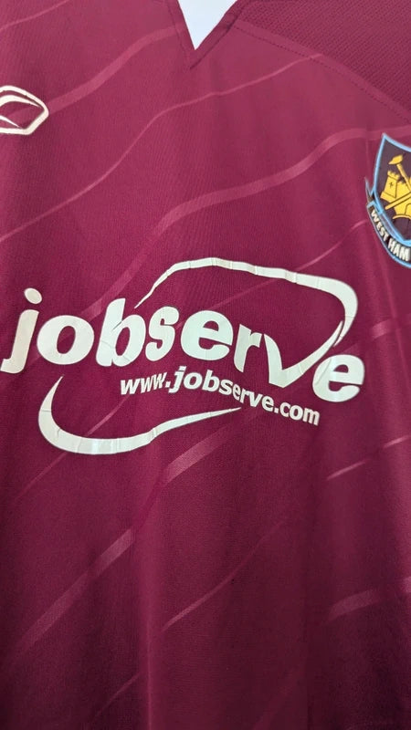 2005-07 West Ham Home Shirt Tevez #32 - 8/10