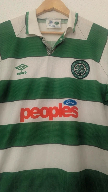 1991-92 Celtic Home Shirt - 7.5/10