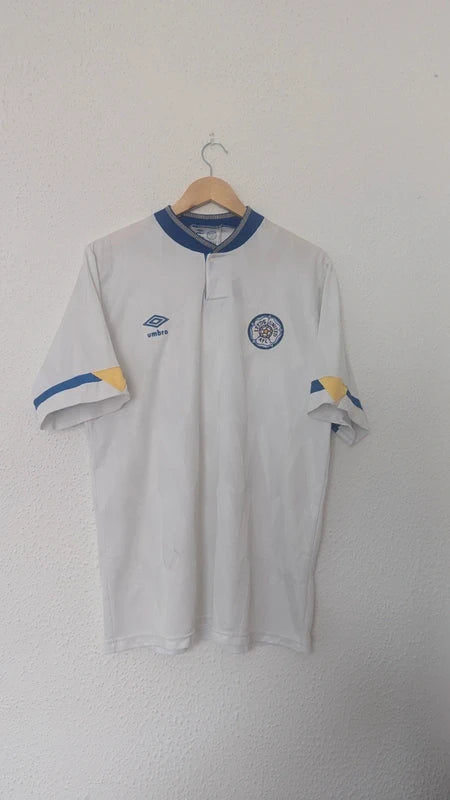 1990-91 Leeds United Home Shirt - 8/10