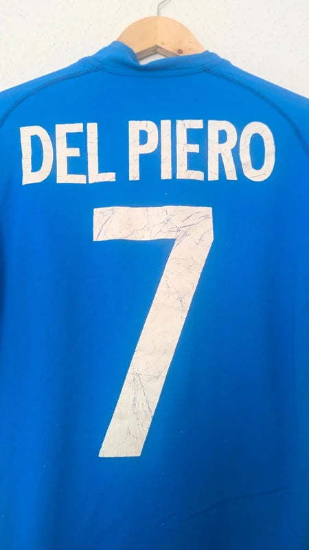 2000-01 Italy Home Shirt Del Piero #7 - 6/10